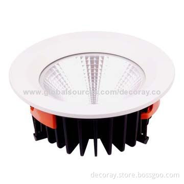 40W High-power Round LED Downlight with Good Appearance, 3,000/4,000/6,000K, 100-240V, 3,200lm